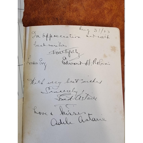 298 - AUTOGRAPH ALBUM: GILBERT & SULLIVAN: a late 19thc small format autograph album, containing ... 