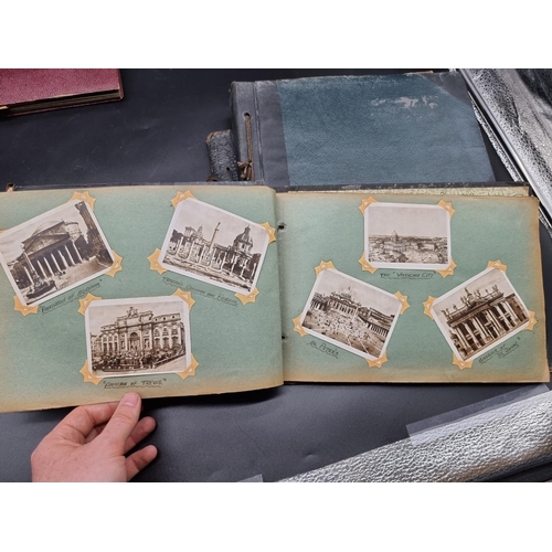 37 - PHOTOGRAPH ALBUMS: EGYPT: group of 5 photograph albums, WWII period, largely small format images of ... 