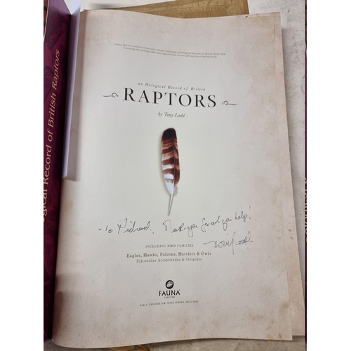 83 - LADD (Tony): 'An Oological Record of British Raptors..': FIRST EDITION, 2015: pictorial laminat... 