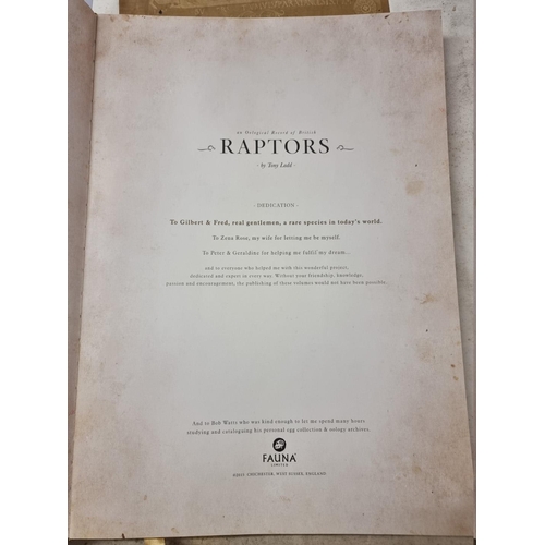 83 - LADD (Tony): 'An Oological Record of British Raptors..': FIRST EDITION, 2015: pictorial laminat... 