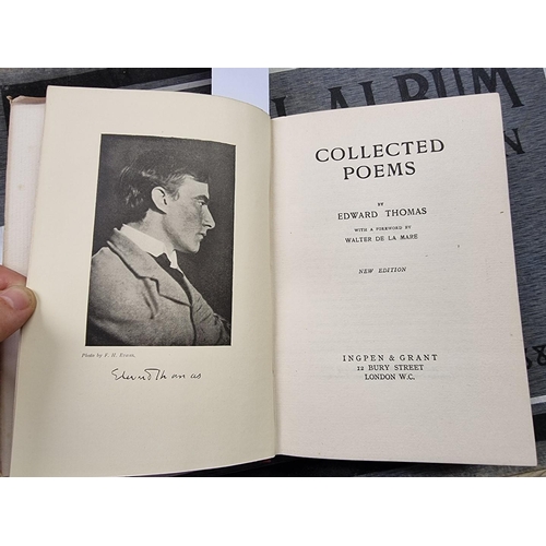 96 - THOMAS (Edward): 'In Pursuit of Spring..', London, Nelson, 1914: FIRST EDITION, publishers blue... 