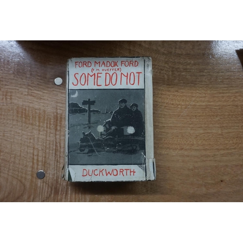 88 - FORD MADOX FORD, HENRY WILLIAMSON'S COPIES: 'Some Do Not', London 1924 (3rd impression): 'No More Pa... 