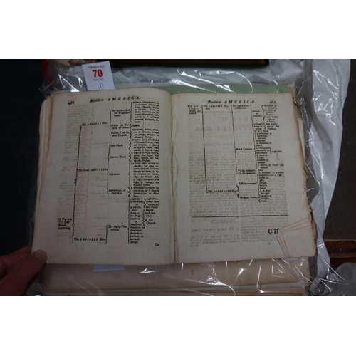 70 - AMERICA: MOLL (Herman): 'Atlas Geographus; or, a compleat system of geography, (ancient and mod... 