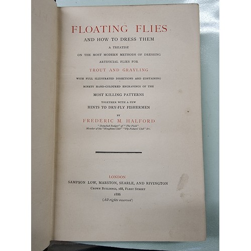 95 - FISHING: HENRY WILLIAMSON'S COPY: CUTCLIFFE (H C): 'The Art of Trout Fishing on Rapid Streams..' Sou... 