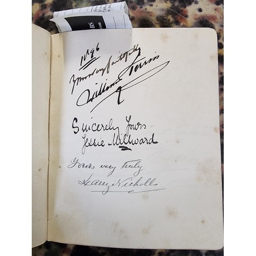 298 - AUTOGRAPH ALBUM: GILBERT & SULLIVAN: a late 19thc small format autograph album, containing ... 