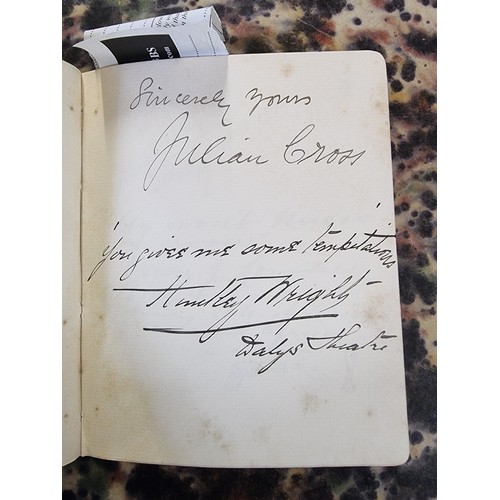 298 - AUTOGRAPH ALBUM: GILBERT & SULLIVAN: a late 19thc small format autograph album, containing ... 