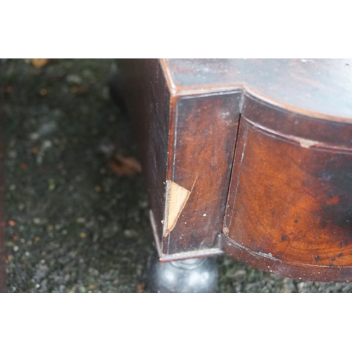 1035a - An antique dressing mirror; together with a rosewood dressing box. 