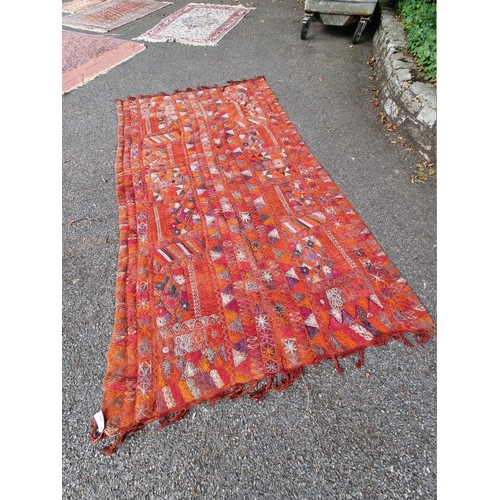 1056 - A Marsh Arab rug, 276cm x 176cm.