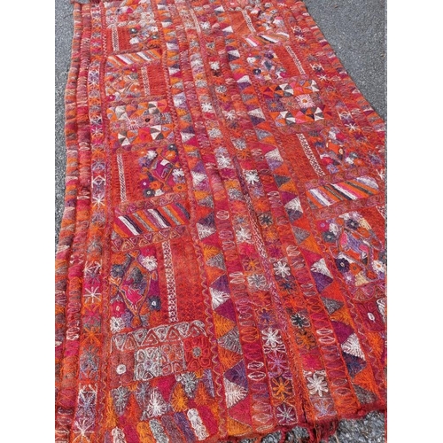 1056 - A Marsh Arab rug, 276cm x 176cm.