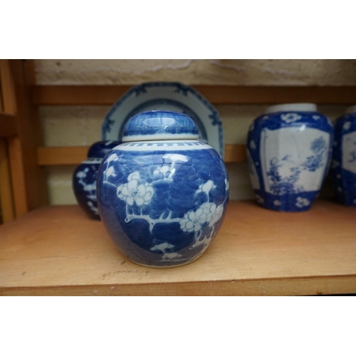 1109 - A collection of Chinese and Japanese pottery and porcelain, largest 17cm high. (12)