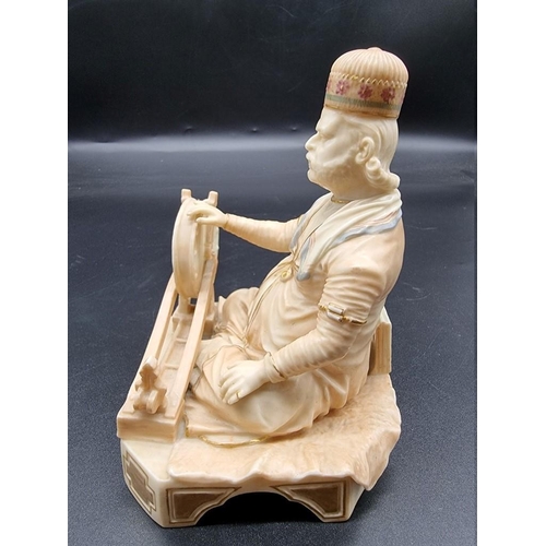 1259 - A rare Royal Worcester figure of 'Shaban' from the Indian Craftsmen series, circa 1888, by James Had... 