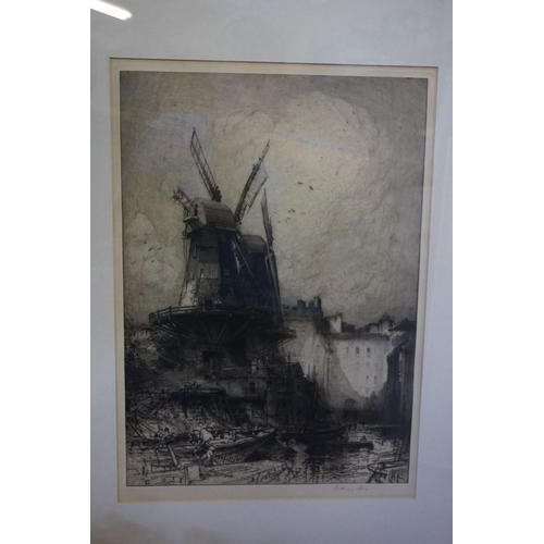 1276 - E Hedley Fitton, a group of six signed etchings, largest pl.44.5 x 30cm; together with another pair ... 