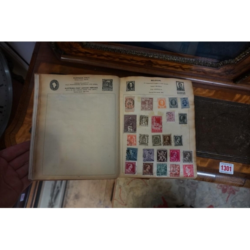 1317 - Stamps: four albums and two stock books. 