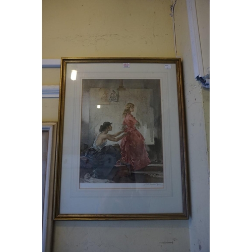 1433 - Sir William Russell Flint, three pencil signed colour prints, largest I.43 x 57cm. (3)... 