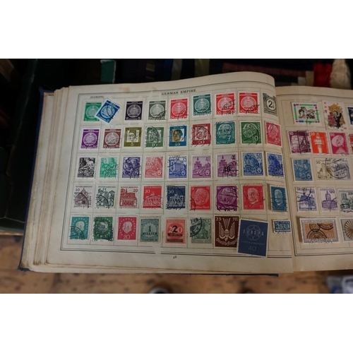 1619 - Stamps: a large collection of albums and stock books, containing Europe and mixed world, including t... 