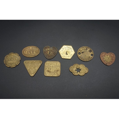 1670 - A large quantity of trading tokens, to include: Spitalfields; Stratford; and Borough Market. (approx... 