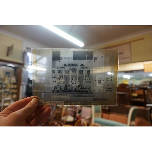 1684 - A collotype photographic glass plate of The Grand Hotel, Trafalgar Square, circa 1900, 17.5 x 23cm; ... 