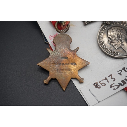 1736 - Medals: a rare and interesting group of eleven World War I medals to four brothers, comprising: 8806... 