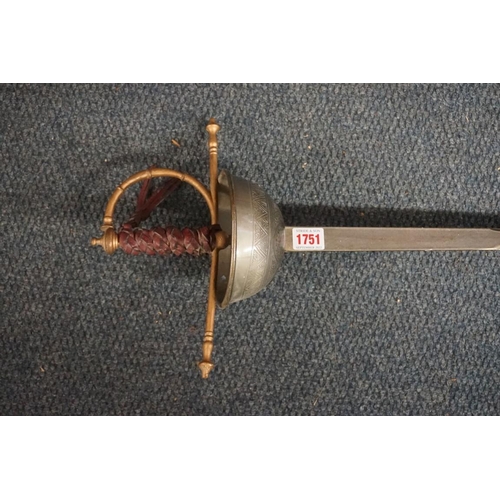 1751 - Two reproduction swords. 