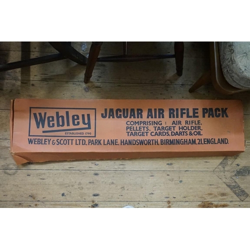 1786 - A Webley Jaguar .177 cal air rifle, boxed and with instruction booklet.