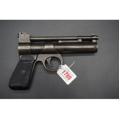 1789 - A Webley Junior .177 cal air pistol. 