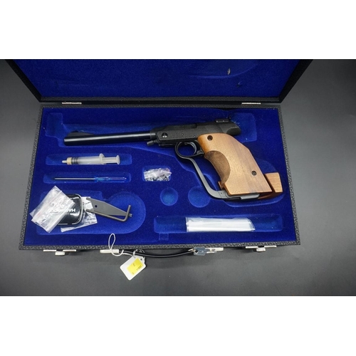 1802 - A Walther LP Mod 3 .177 cal target pistol, in fitted case.