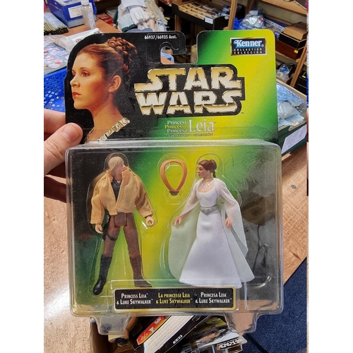 10 - Star Wars: Kenner 1997: three figure sets from the Princess Leia Collection; together with two ... 