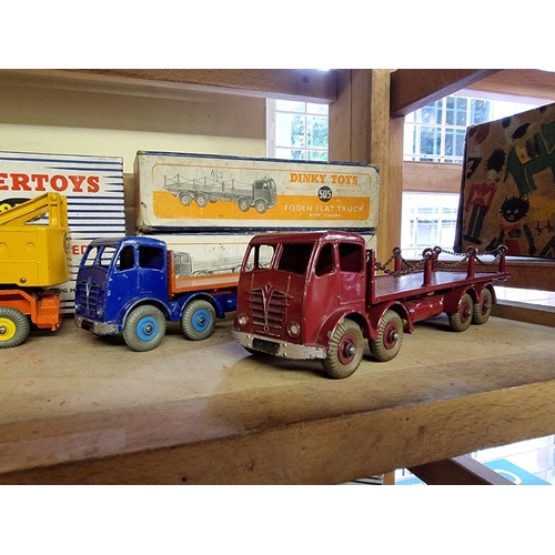 11 - Dinky: a collection of vintage Dinky toys, to include Nos: 972, 921, 922, 505, 581, all boxed, vario... 