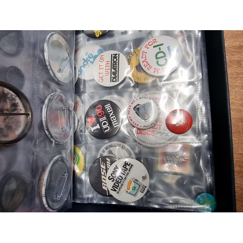 41 - Pin Badges: a small group of various pin badges, some vintage, mainly music related, to include band... 