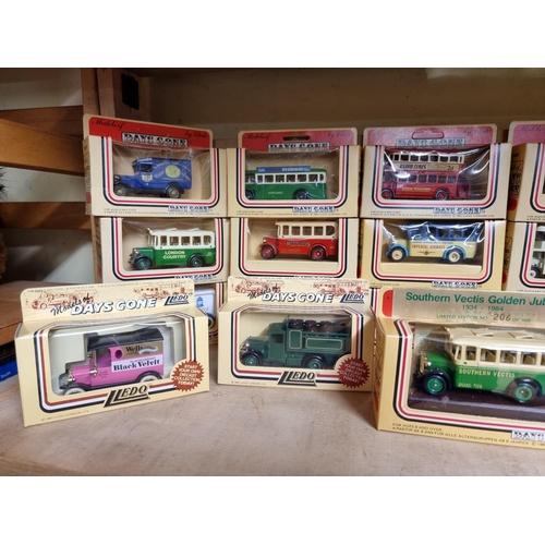 69 - Corgi: six boxed diecast models in the 'Classics' series; together with thirty-seven boxed Lledo 'Da... 