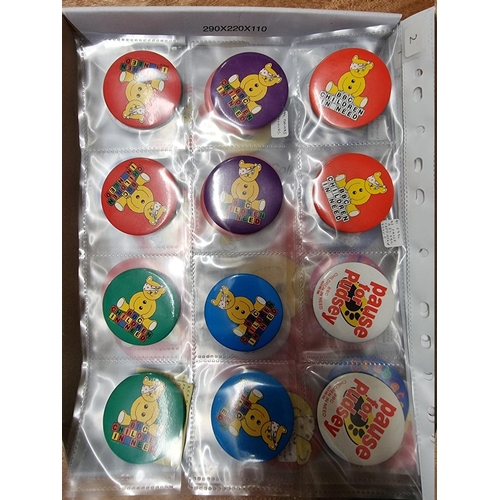 73 - Pin Badges: Pudsey: a small group of Pudsey Bear for BBC Children in Need.