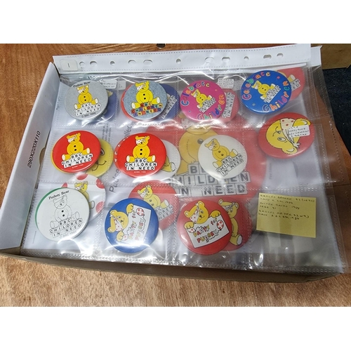 73 - Pin Badges: Pudsey: a small group of Pudsey Bear for BBC Children in Need.