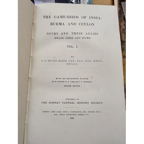 100 - BAKER (Edward Charles Stuart): 'The Game-Birds of India, Burma and Ceylon..' London, 1921-30: 2... 