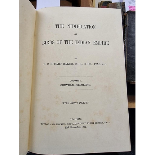 101 - BAKER (Edward Charles Stuart): 'The Nidification of Birds of the Indian Empire..' London, Taylor &am... 