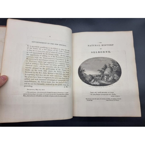 11 - WHITE (Gilbert): 'The Natural History and Antiquities of Selborne in the County of Southampton..', L... 