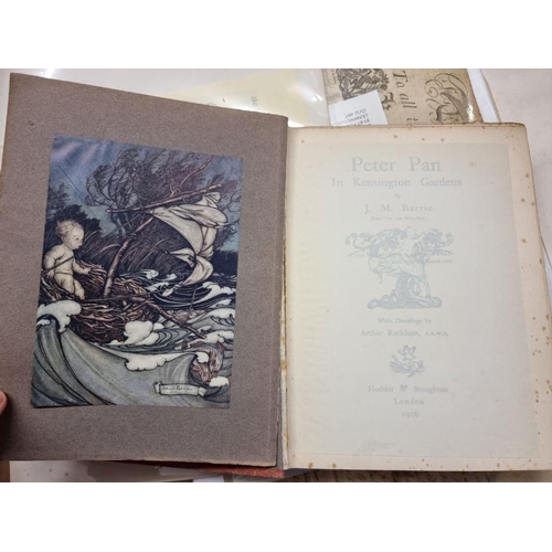 118 - BARRIE (J M): 'Peter Pan in Kensington Gardens...with drawings by Arthur Rackham', London, Hodd... 