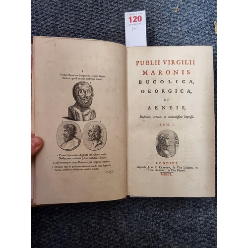 120 - VIRGIL: 'Publii Virgilii Maronis Bucolica, Georgica, et Aeneis...' London, J & P Knapton, 1... 