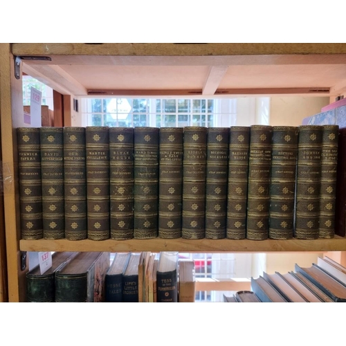 129 - BINDINGS: DICKENS (Charles): miscellaneous works, pub. Chapman & Hall c1868-9, 14 vols, uni... 