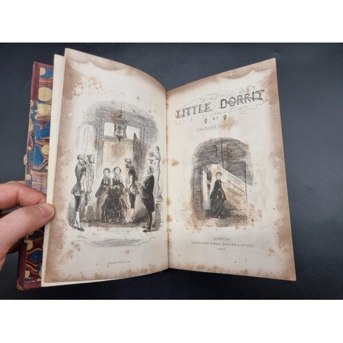 130 - DICKENS (Charles): 'Little Dorrit', London, Bradbury & Evans, 1857: FIRST EDITION in book f... 