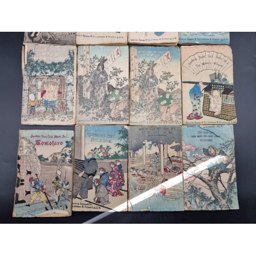 132 - JAPANESE FAIRYTALE SERIES: collection of 16 vols, 12mo, colour woodblock printed on crepe paper... 