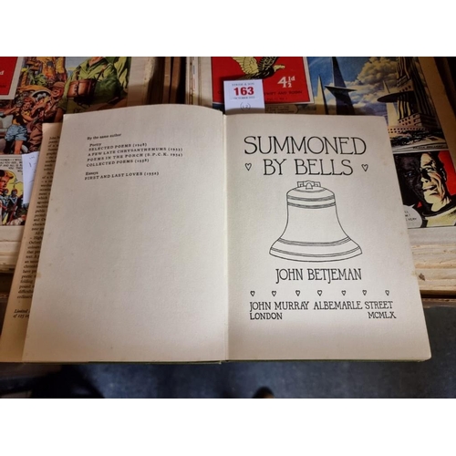 163 - BETJEMAN (John): 'Summoned by Bells', London, John Murray, 1960: FIRST EDITION. 8vo, dustjacket... 