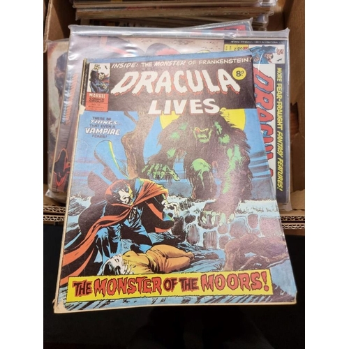 169 - DRACULA LIVES: collection of approx 80 issues, 1974-76, generally in good condition. (Approx 80)... 