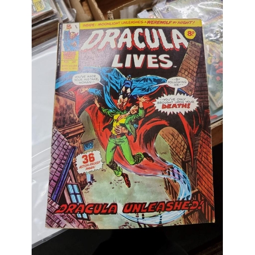 169 - DRACULA LIVES: collection of approx 80 issues, 1974-76, generally in good condition. (Approx 80)... 