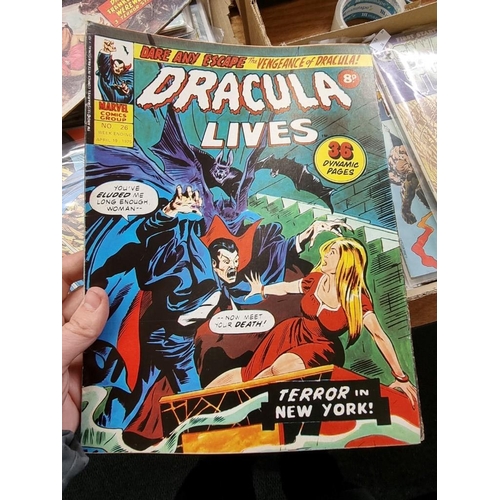 169 - DRACULA LIVES: collection of approx 80 issues, 1974-76, generally in good condition. (Approx 80)... 