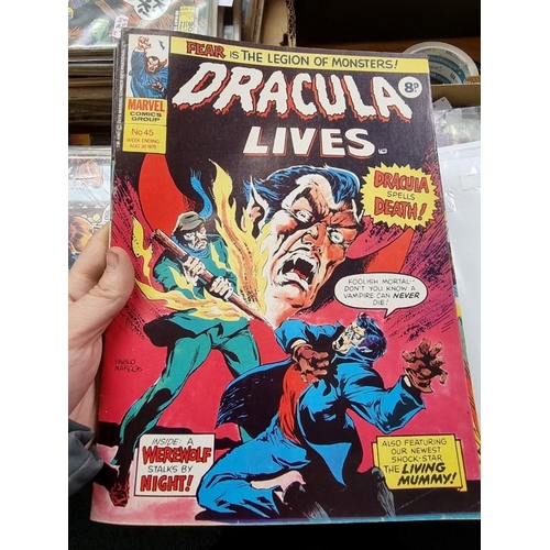 169 - DRACULA LIVES: collection of approx 80 issues, 1974-76, generally in good condition. (Approx 80)... 