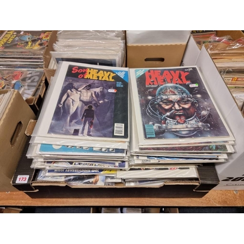 173 - HEAVY METAL: collection of approx 90 issues, 1970s-80s period, generally in good condition. (Qty)... 