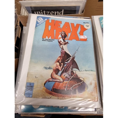 173 - HEAVY METAL: collection of approx 90 issues, 1970s-80s period, generally in good condition. (Qty)... 