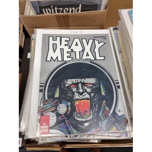 173 - HEAVY METAL: collection of approx 90 issues, 1970s-80s period, generally in good condition. (Qty)... 