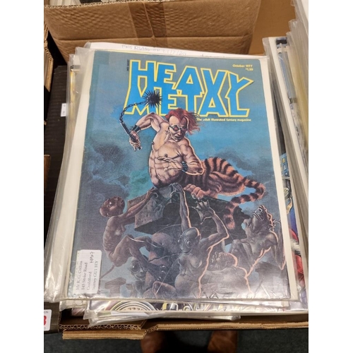 173 - HEAVY METAL: collection of approx 90 issues, 1970s-80s period, generally in good condition. (Qty)... 