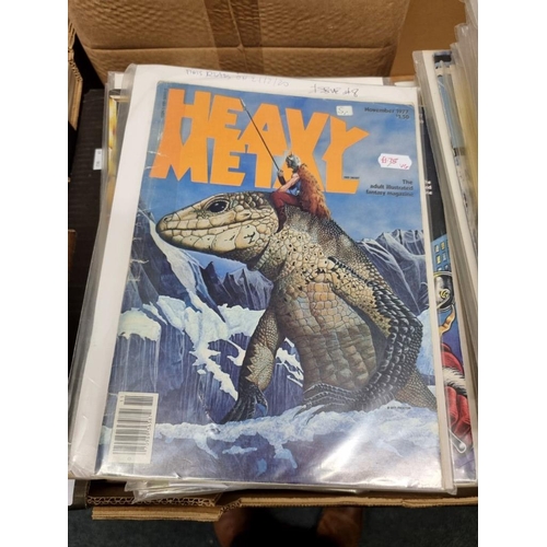 173 - HEAVY METAL: collection of approx 90 issues, 1970s-80s period, generally in good condition. (Qty)... 